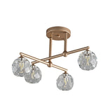 flush mount crystal chandelier