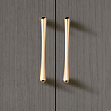 D Shaped Luxury Gold Cabinet Pulls for Wardrobe