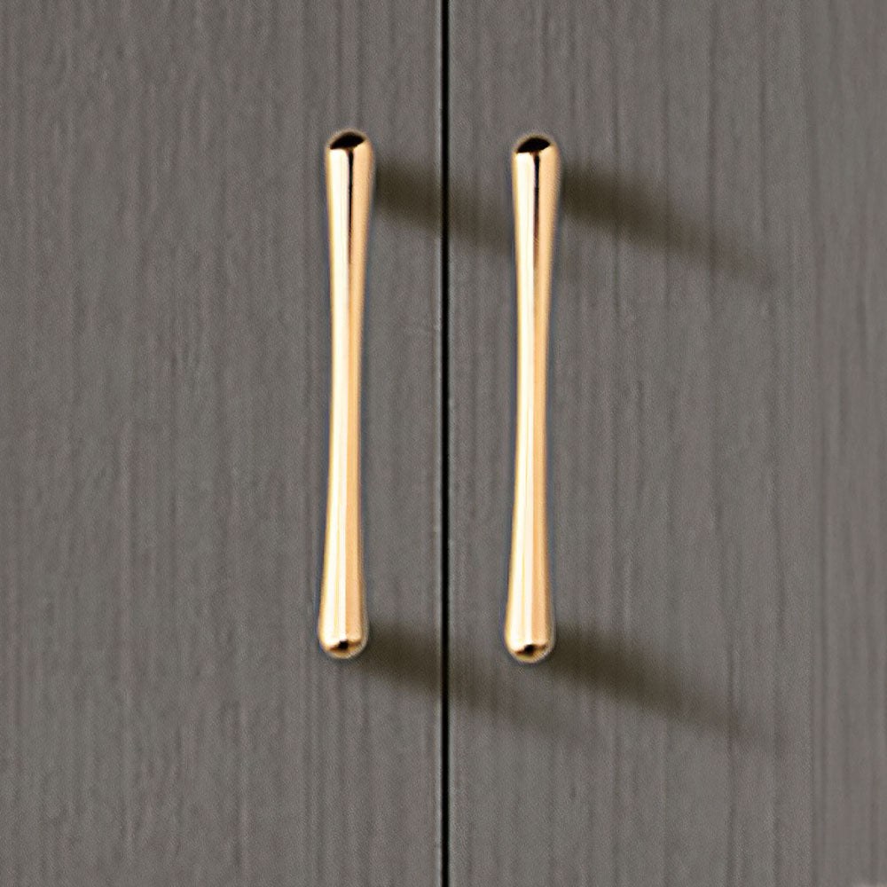 D Shaped Luxury Gold Cabinet Pulls for Wardrobe