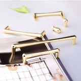 D Shaped Luxury Gold Cabinet Pulls for Wardrobe