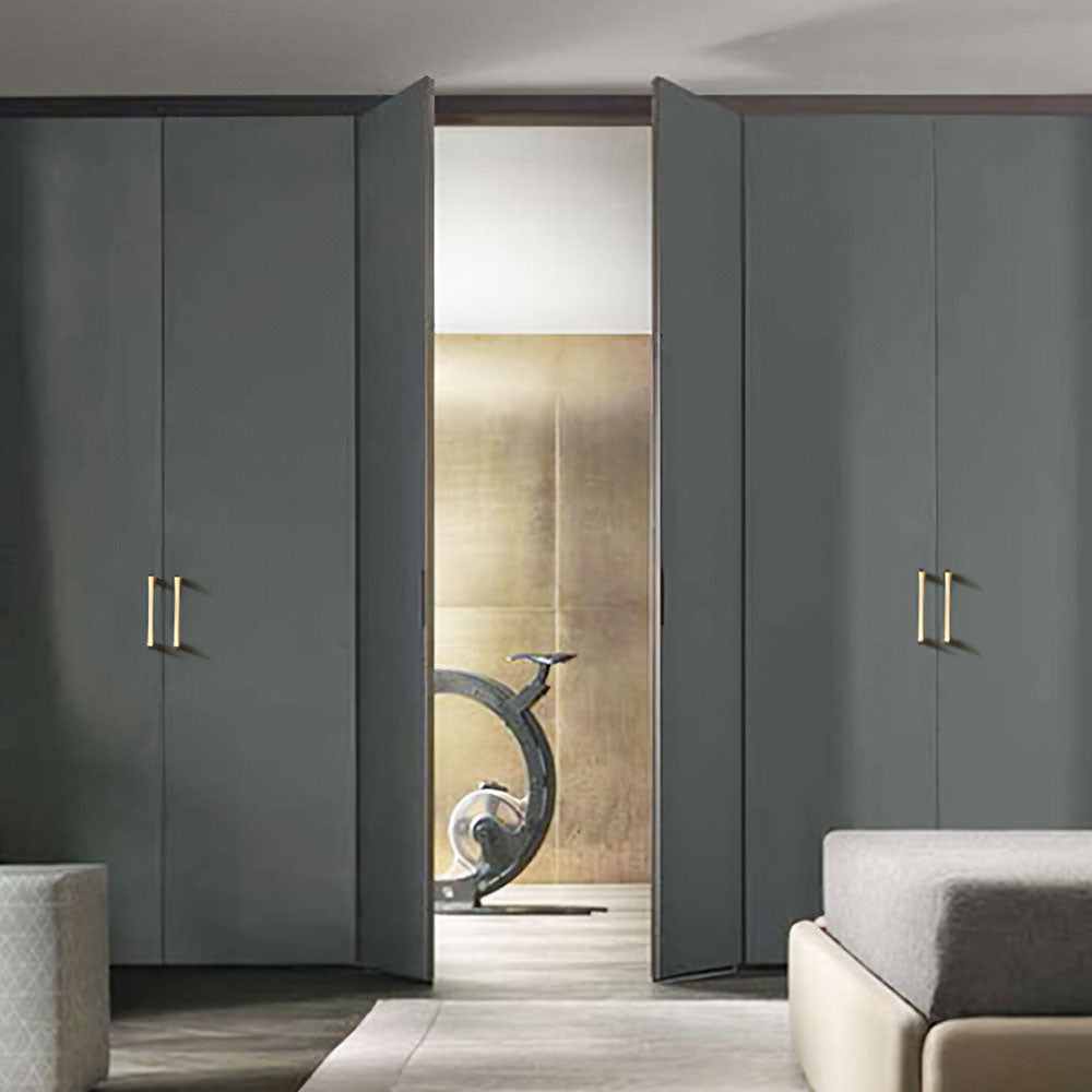 D Shaped Luxury Gold Cabinet Pulls for Wardrobe