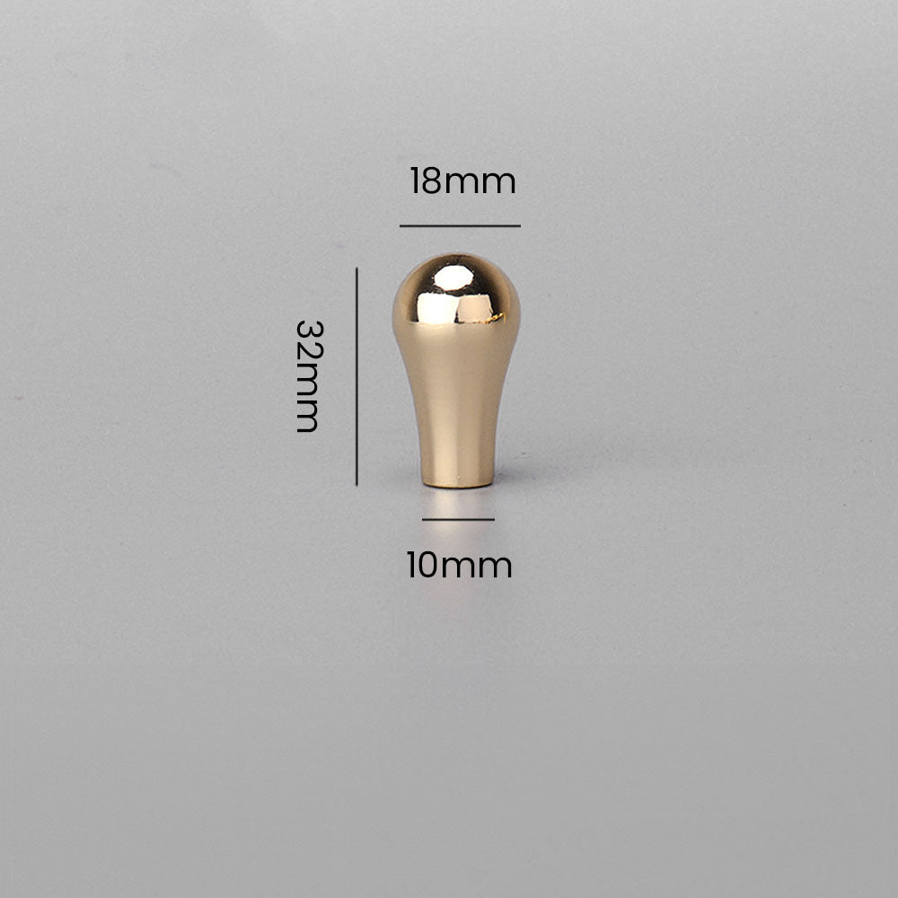 D Shaped Luxury Gold Cabinet Pulls for Wardrobe
