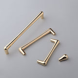 D Shaped Luxury Gold Cabinet Pulls for Wardrobe