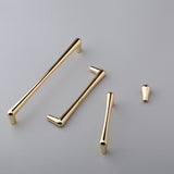 D Shaped Luxury Gold Cabinet Pulls for Wardrobe