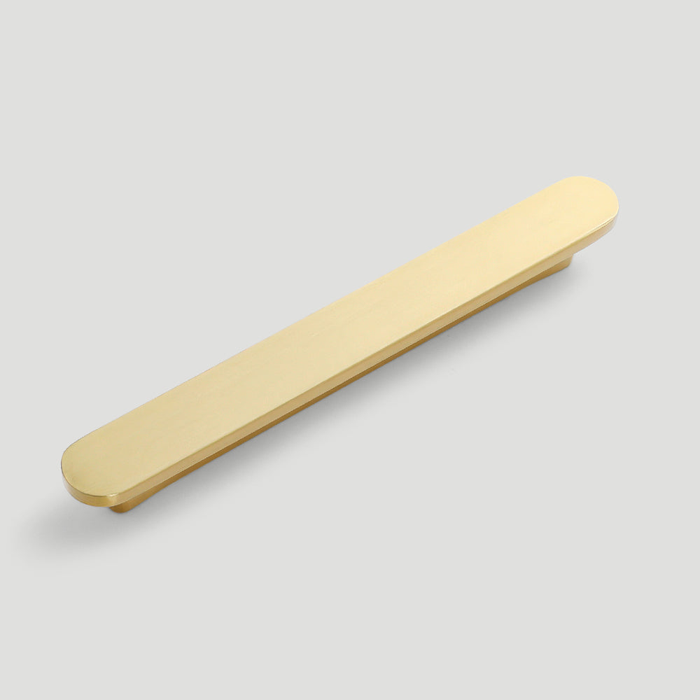 Rounded Edges Solid Brass Kitchen Cabinet Handles