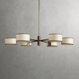 daphne 48" round chandelier in ecru