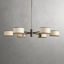 daphne 48" round chandelier in ecru