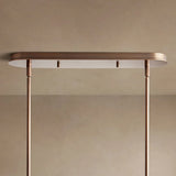 daphne fabric linear chandelier
