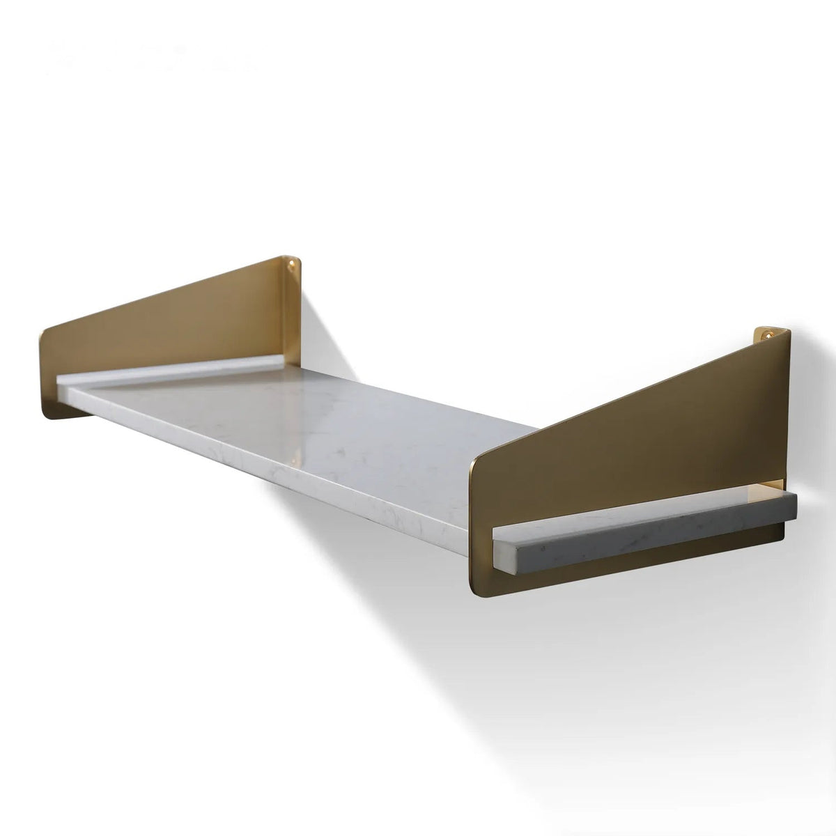 marble bathroom shelves