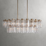 delsie oval tiered chandelier