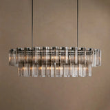 delsie oval tiered chandelier