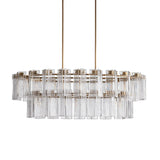 delsie oval tiered chandelier