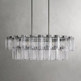 delsie oval tiered chandelier