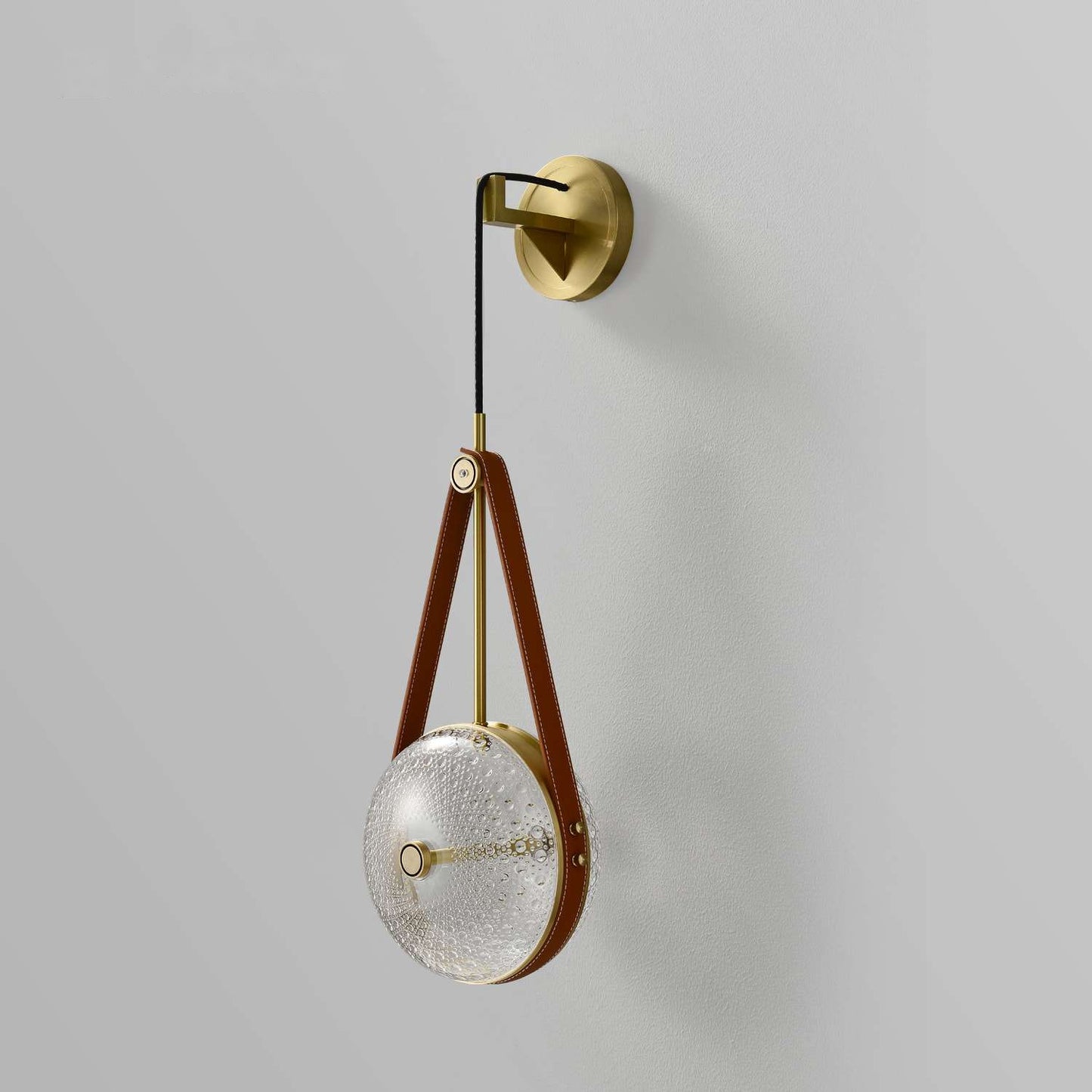 gold led wall sconce