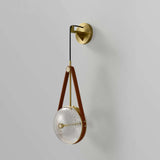 gold led wall sconce