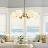 orb shaped dewdrop chandelier
