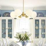 round globe chandelier lighting