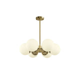 dewdrop globe chandelier