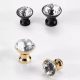 Luxury Crystal Shaped Wardrobe Drawer Knobs