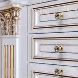 Luxury Crystal Shaped Wardrobe Drawer Knobs
