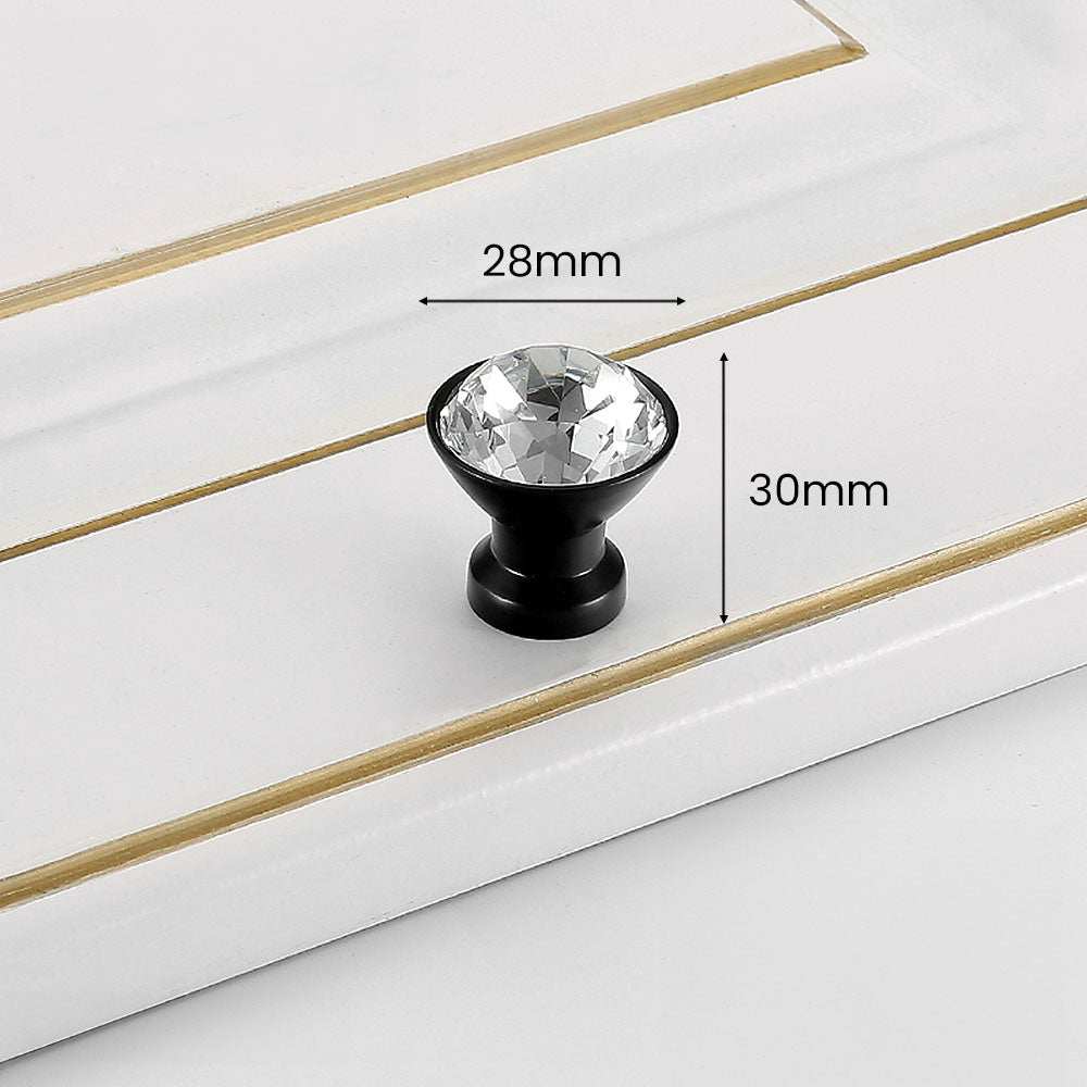 Luxury Crystal Shaped Wardrobe Drawer Knobs