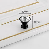 Luxury Crystal Shaped Wardrobe Drawer Knobs