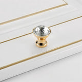 Luxury Crystal Shaped Wardrobe Drawer Knobs
