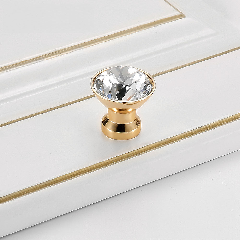 Luxury Crystal Shaped Wardrobe Drawer Knobs