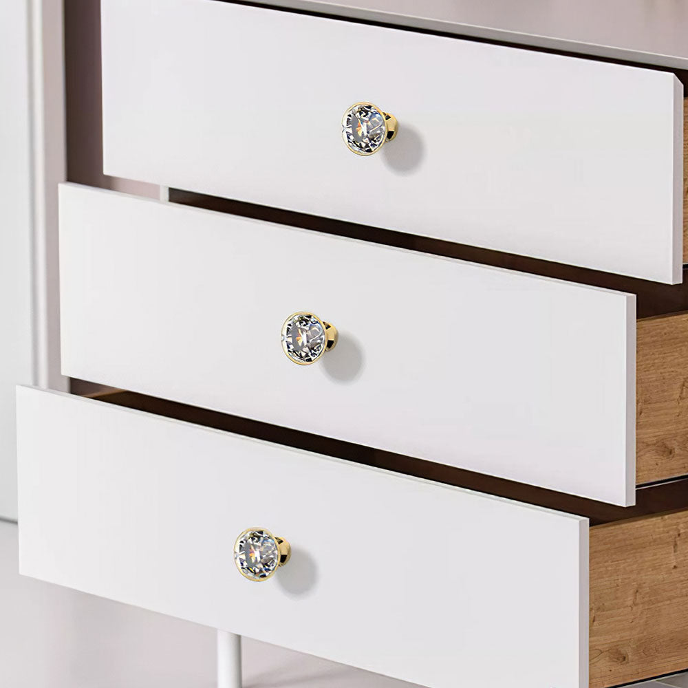 Luxury Crystal Shaped Wardrobe Drawer Knobs