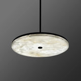 Disc Alabaster Pendant Light – Modern Ceiling Fixture