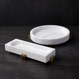 alabaster bathroom storage