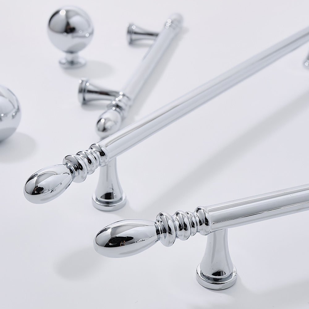 Modern Brass T-Bar Cabinet Handles