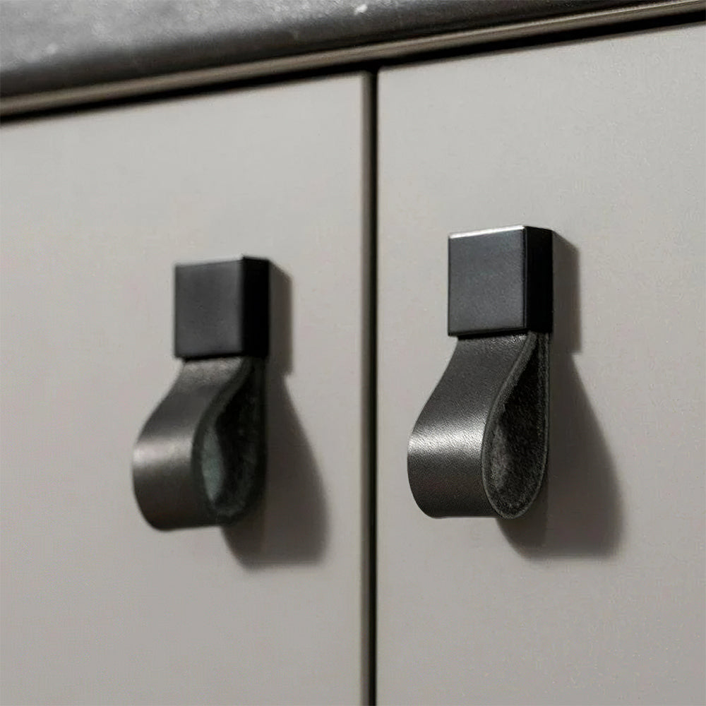 Children's Room Wardrobe Drawer Anti-collision Leather Handle