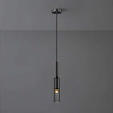 hanging smoky grey lamp