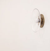 brass wall sconce