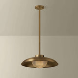 Patina Brass Bowl Pendant Light view 2