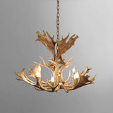 faux antler candelabra chandelier