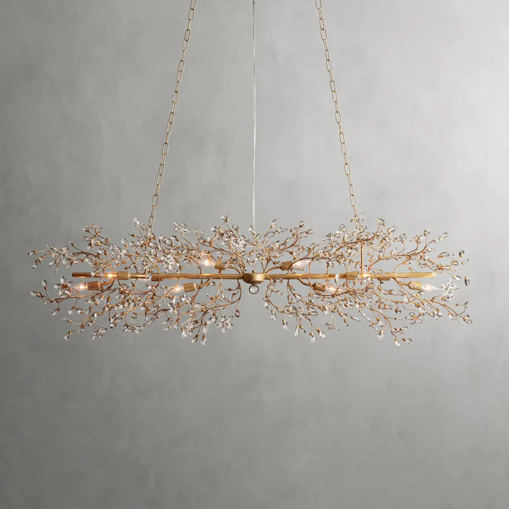 fiore linear chandelier