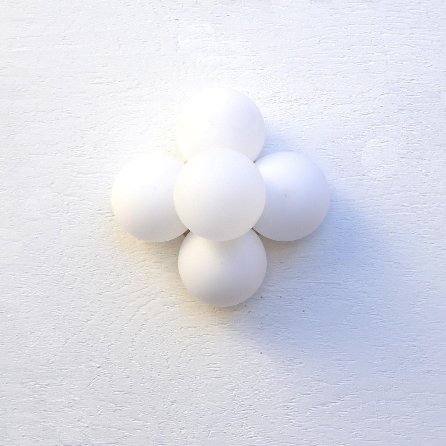 Five-Light Cluster Glass Globe Wall Sconce