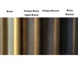 Five-Light Linear Brass Chandelier