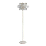 brass clear glass lamp