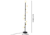 glass 9-light floor lamp