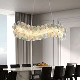 modern flower island chandelier