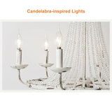candle shaped chandelier lamp