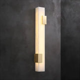 Furore Alabaster Wall Lamp | Soft Illuminated Accent for Contemporary Homes