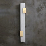 Furore Alabaster Wall Lamp | Soft Illuminated Accent for Contemporary Homes
