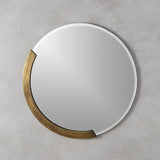 large round mirror