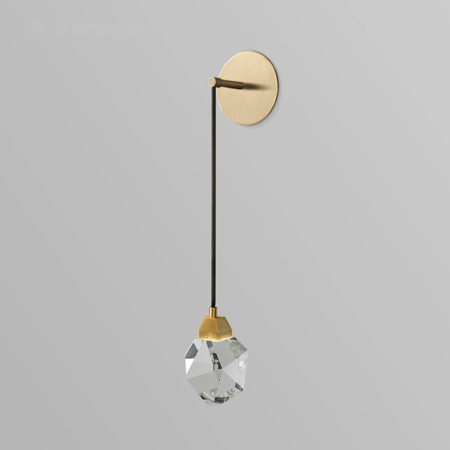 square crystal wall sconces