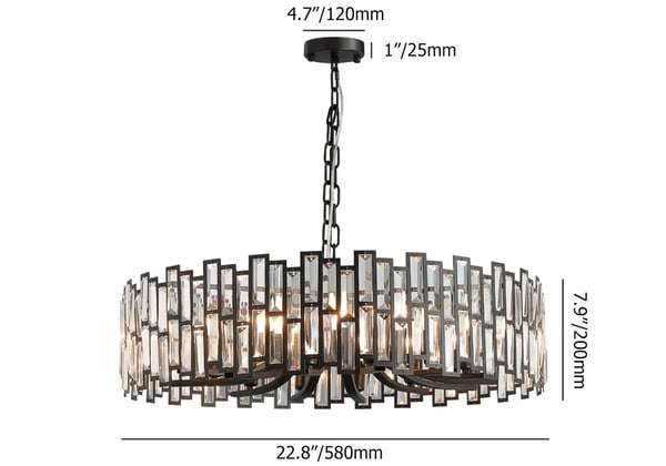 modern crystal chandelier design