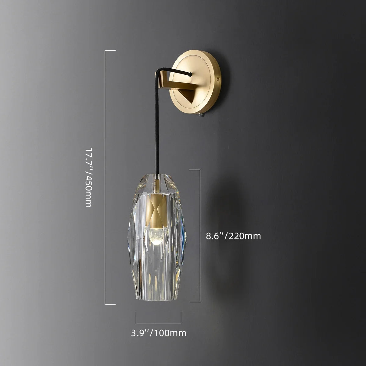 geometric design sconces